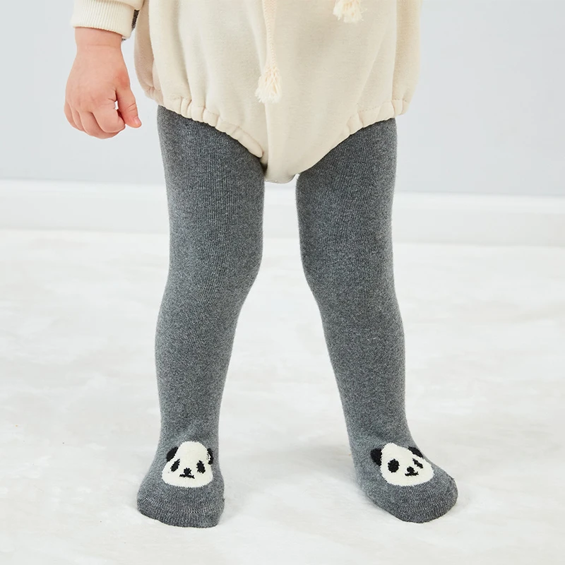 Toddler Boys Winter Cotton Pantyhose Children Kids Girls Thermal Terry Thick Pants Newborn Infant Baby Warm Animal Print Tights