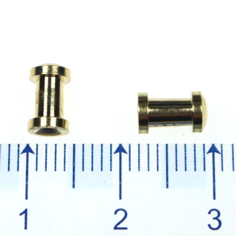 ICERIO 100/500/1000PCS Copper Slide Parts Snapper Lures Accessories for Snapper Skirts and Rubber Tie Fix Wholesale