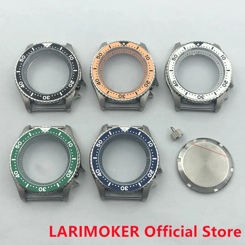 

LARIMOKER100 Meters Waterproof Automatic 41mm Watchcase Appropriate NH35A NH36A One-Way 24 Jewelry Watches Metal Frame