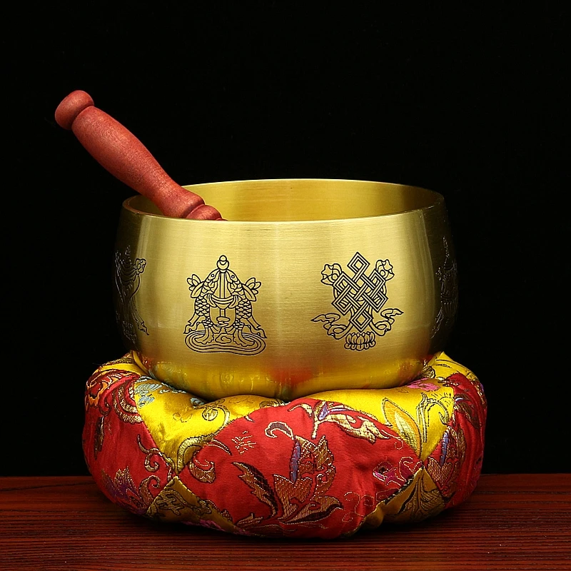 Buddha Tibet Bowl Music Therapy Copper Chime Copper Tibetan Singing Bowl