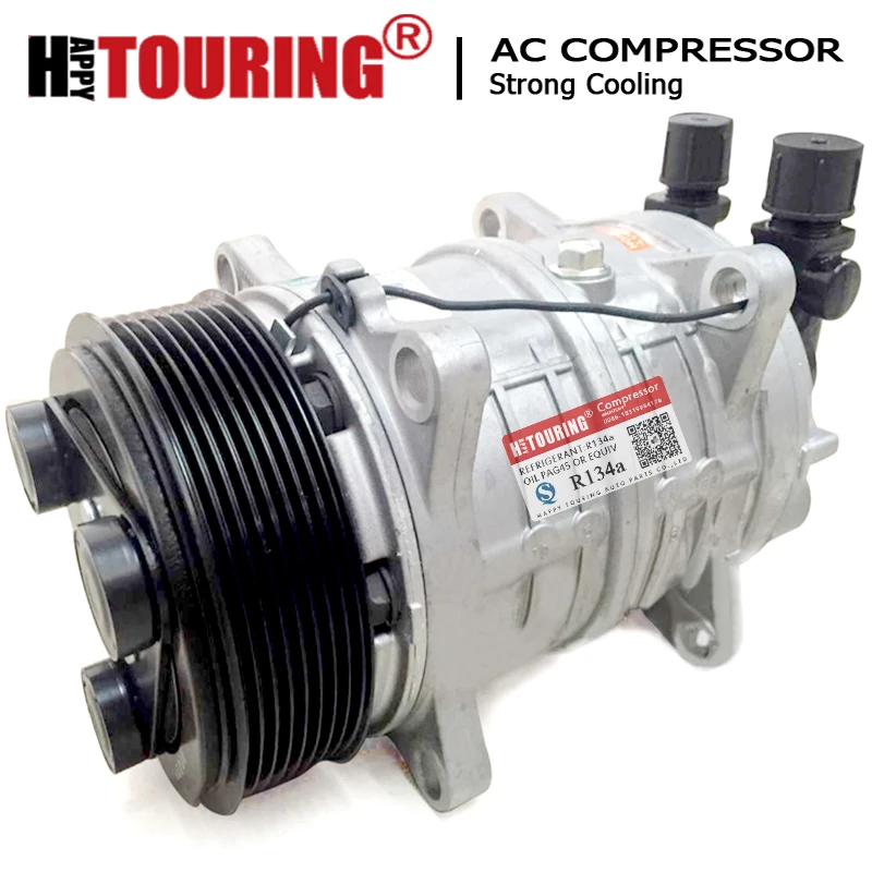 TM15  TM16 AC Air conditioning Compressor For Carrier Thermo King Hubbard 8PK 24V /12V