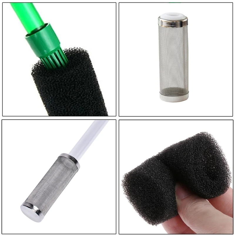 

1 шт. аквариум фильтр на входе Защитная крышка решетка радиатора губка нержавеющая сталь фильтр аквариумных принадлежностей для мелких рыб креветки