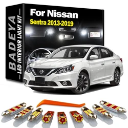 BADEYA 6Pcs Canbus LED Interior Light Package For 2013 2014 2015 2016 2017 2018 2019 Nissan Sentra Dome Trunk License Plate Lamp