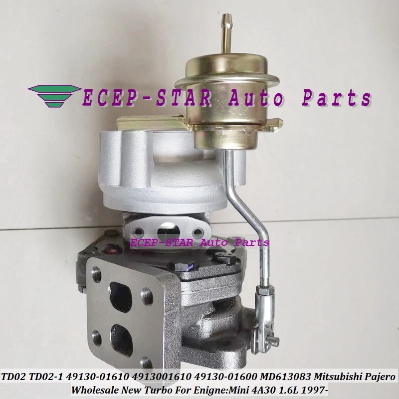 Turbo TD02 TD02-1 49130-01610 4913001610 49130-01600 MD613083 MR312649 For Mitsubishi Pajero Mini 4A30 1.6L 1997- Turbocharger