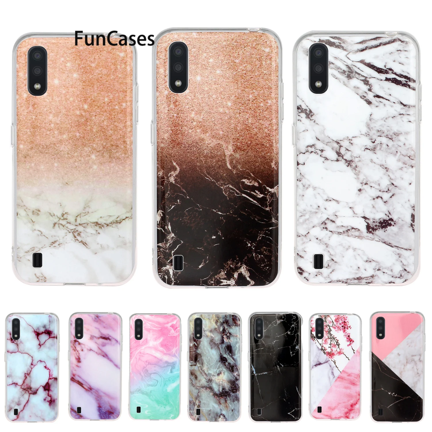 Grid Cases For telefoon Samsung M11 Bright Pattern Case Soft TPU Cases sFor Case Samsung accesorios A01 A11 A10E A10S Estuche