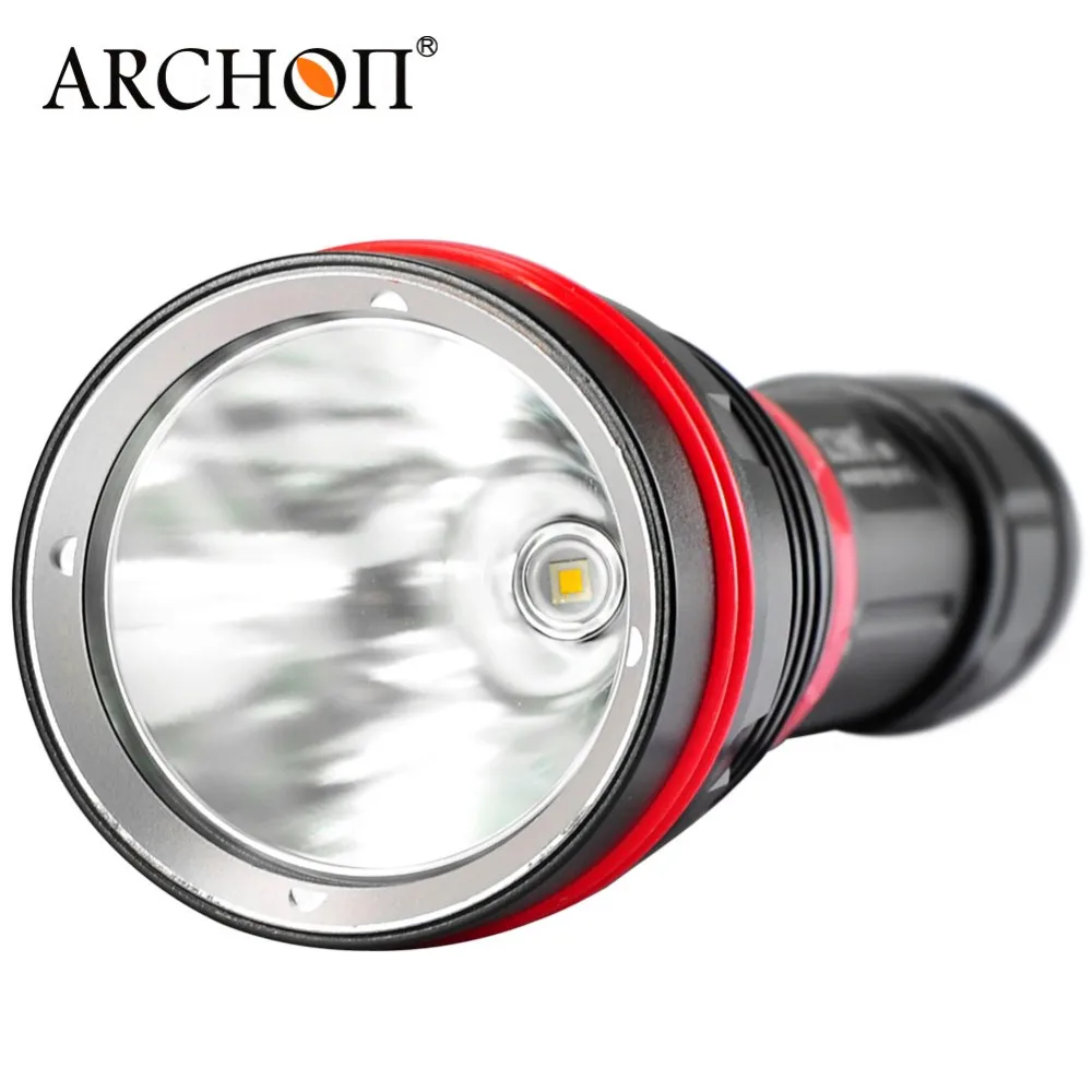 ARCHON DY01 Diving flashlight CREE XP-L max 1000 lumen 100 meter waterproof dive torch with 26650 Battery and Charger