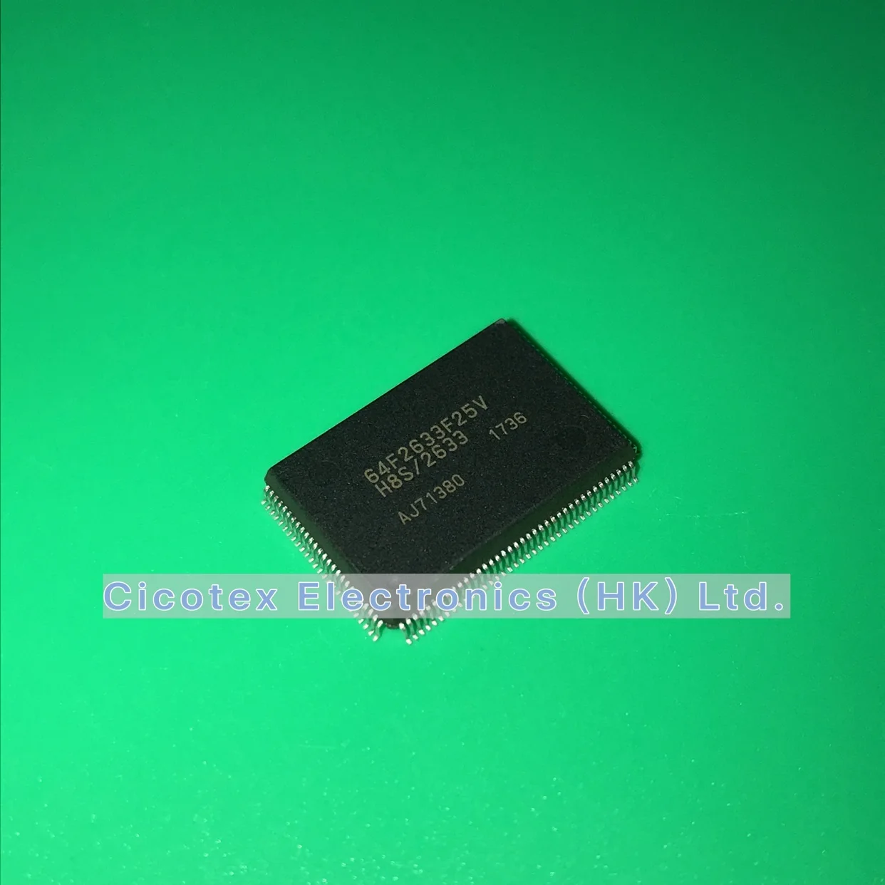 64F2633F25V H8S/2633 QFP128 64F2633F25VH8S/2633 IC MCU 16BIT 256KB FLASH 128QFP HD64F2633F25V