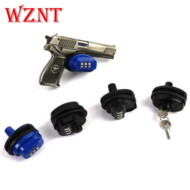 Gun Trigger Lock Zinc Alloy Trigger Password Lock Rifle Key Protecting Safety Lock Hunting Gun Accessories