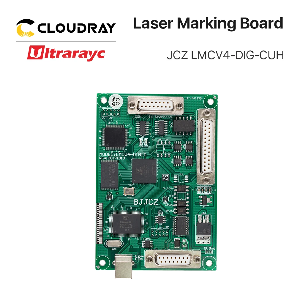 Ultrarayc Laser Marking Board JCZ LMCV4 Laser Control Card Ezcad Software for 1064nm Fiber Laser Marking Machine Raycus IPG MAX