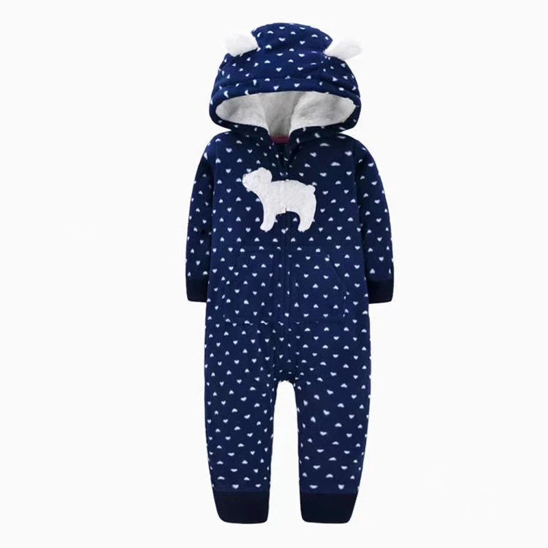 Newborn Baby Boys Clothes Baby Girl Romper Cartoon Hooded Long Sleeve Infant Cotton  Jumpsuit for Kids new born Baby Outfits