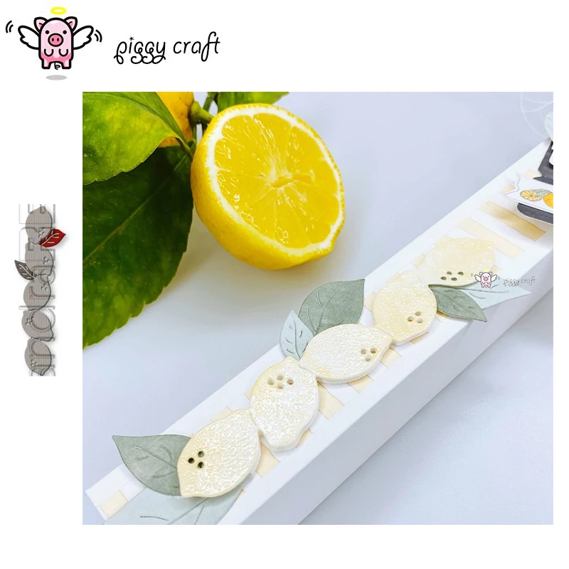 

Piggy Craft металлические штампы для резки, пресс-форма, лимонные полоски, украшение, скрапбук, нож для рукоделия, лезвие, трафареты, штампы