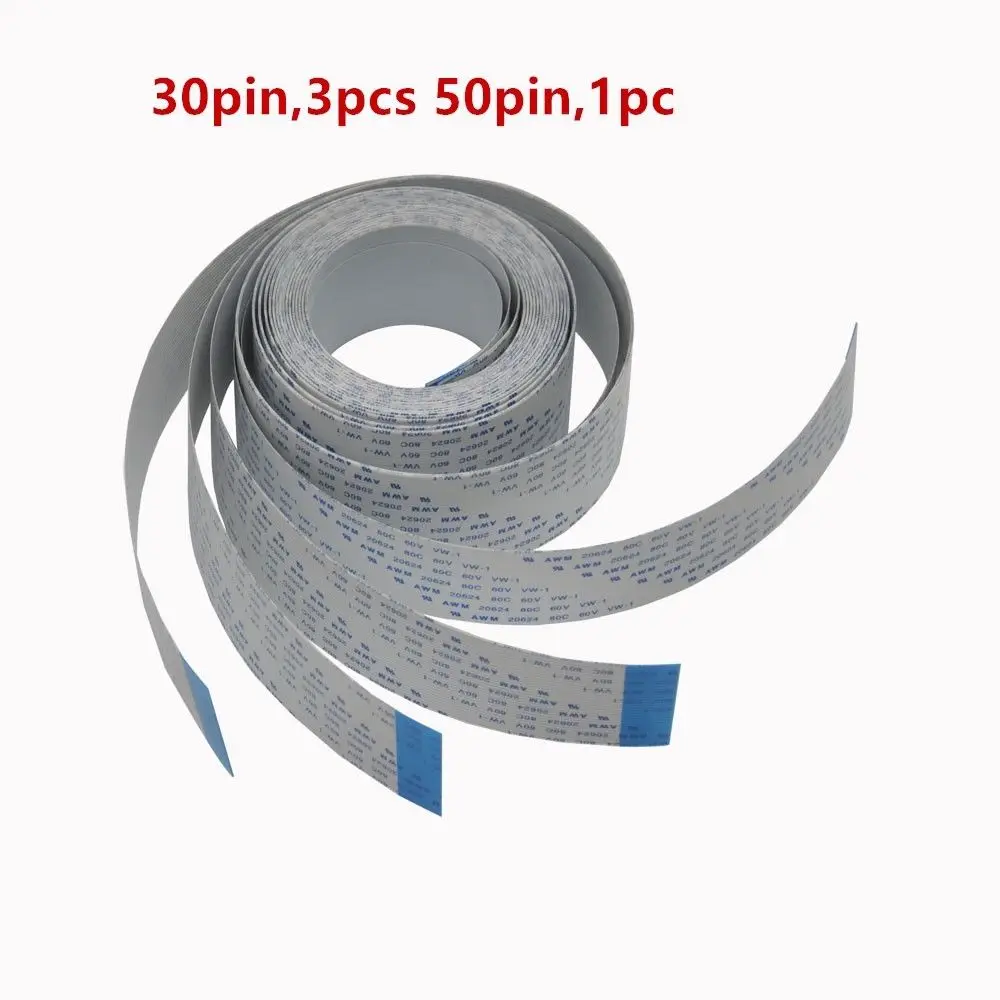 10'ft Long Data Cable For Mimaki JV33-160,3050mm 4pcs/set (30pin,3pcs and 50pin,1pc)-E300728