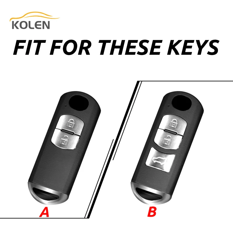 Soft TPU Car Remote Key Case Cover Shell Fob For Mazda 2 3 5 6 BL BM GJ Atenza Axela CX-5 CX-7 CX-3 CX-9 MX-5 KE KF Accessories