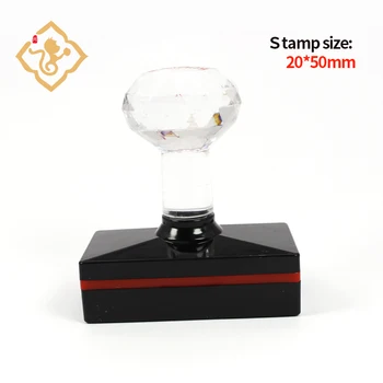 20*50mm Professional Rectangular Photosensitive Stamp,Personal Seal,Wedding Customized Stamp