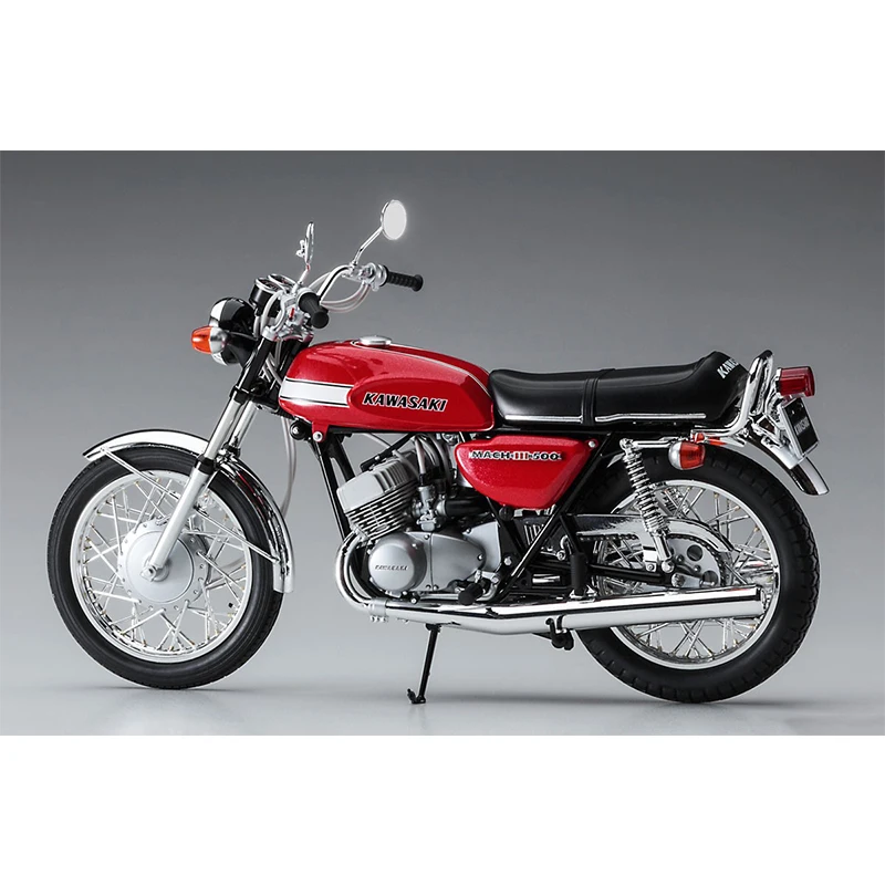 1/12 Hasegawa Plastic Assembled Car Model Toy Kawasaki 500-SS/MACH III H1 Later Version Motorcycle Static Model DIY Assembl21731