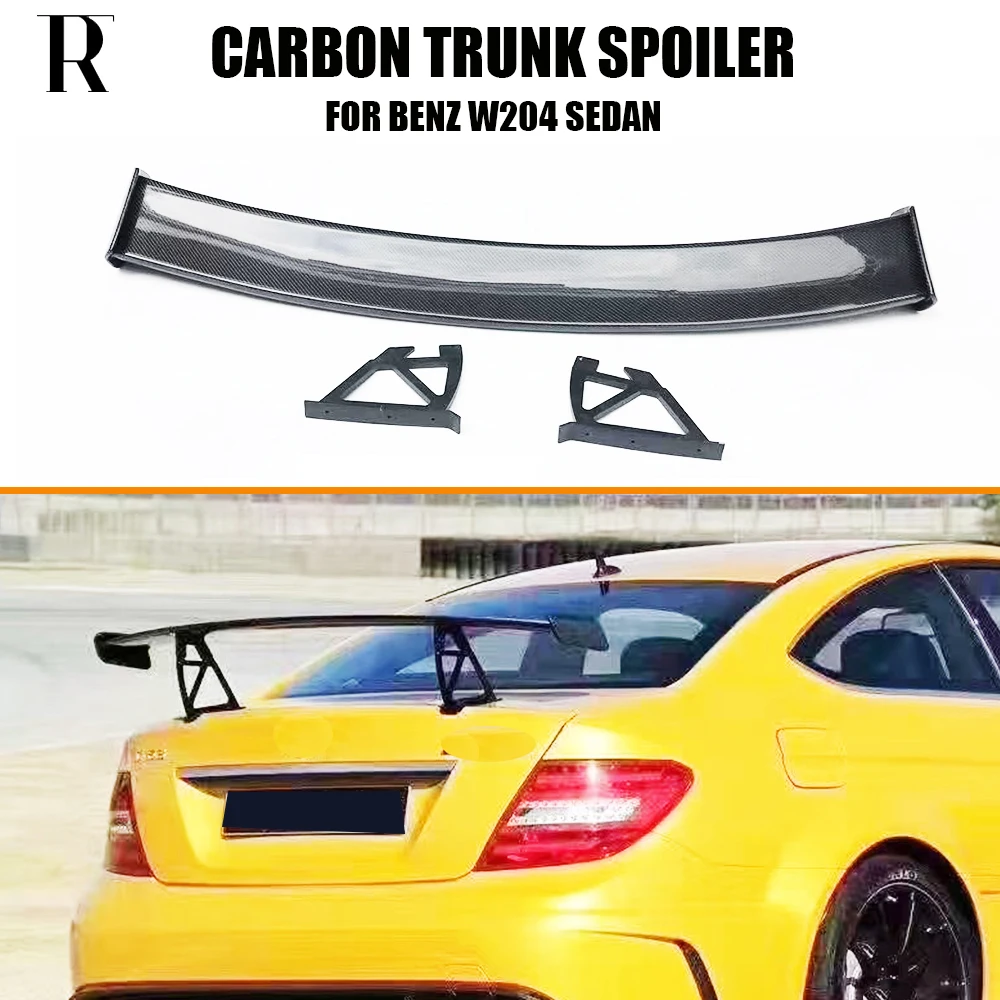 

GT Style Carbon Fiber Real Wing Spoiler for W204 Sedan 4 Door Only C180 C200 C300 C400 C63 AMG 07 - 14