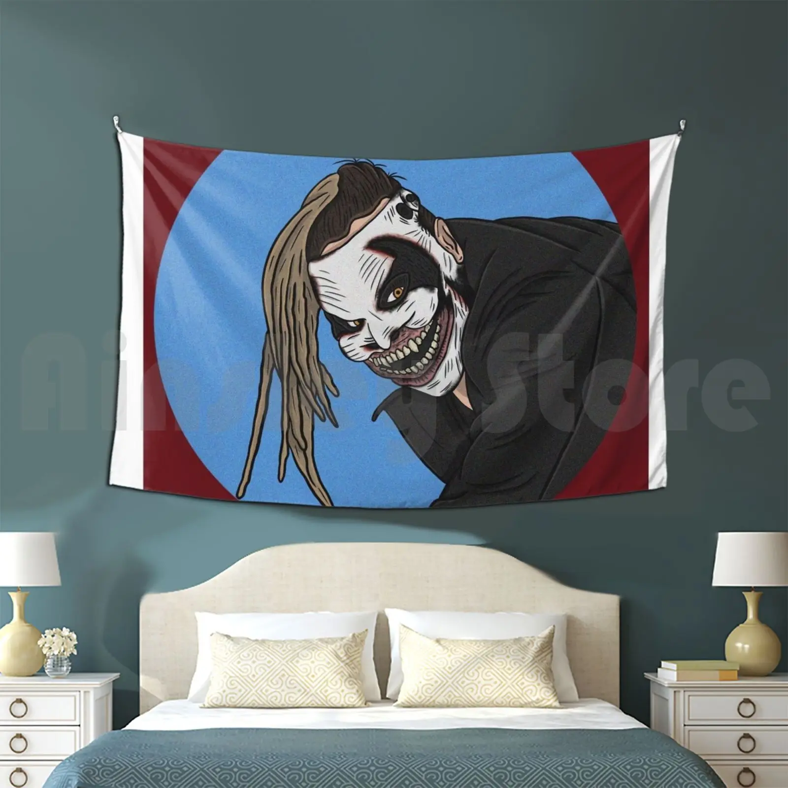 Yowie Wowie Customized Tapestry Bray Wyatt Fiend Pro Wrestling Wrestler