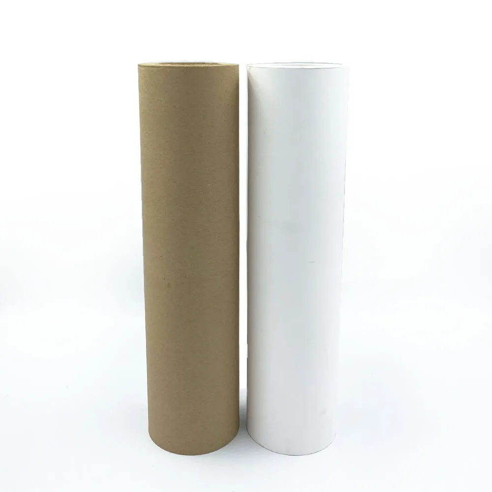 

11.8in x 30 Meter Brown/White Kraft Paper Roll For Wedding Birthday Party Handmade Gift Wrapping Craft Paper Home Decoration DIY