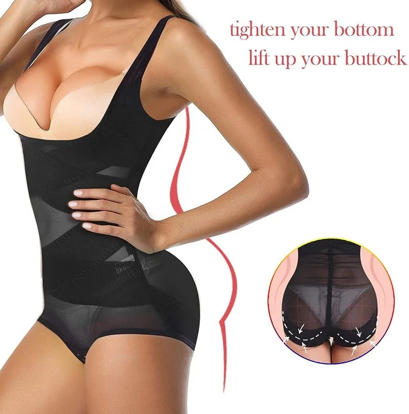 Women Waist trainer body shaper butt lifter Shapewear Bodysuit Belly Control belt Slimming pants Underwear Fajas Colombianas Top