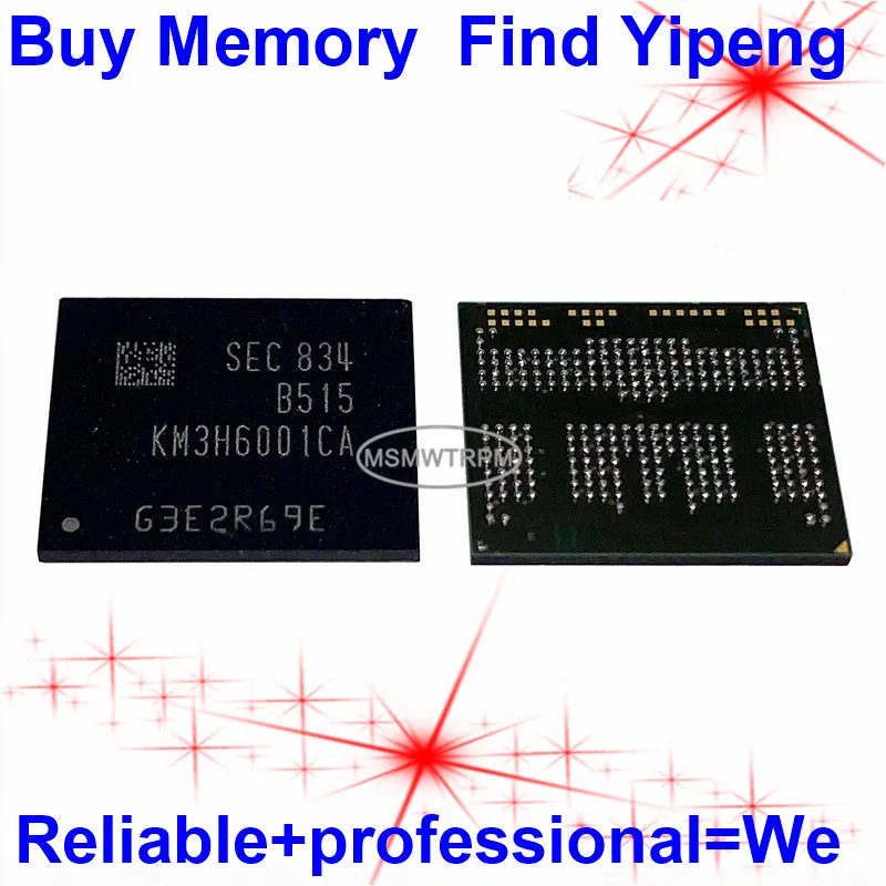 

KM3H6001CA-B515 254FBGA EMCP 64+48 64GB RPMB clean empty data Memory Flash KM3H6001CA