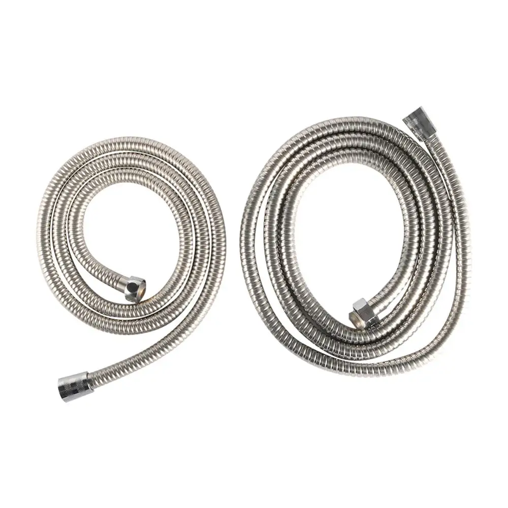 1.5M/2M Stainless Steel Flexible Bathroom Shower Hose Encryption Explosion-proof Hose Spring Tube Pull Tube Plumbing Fittings