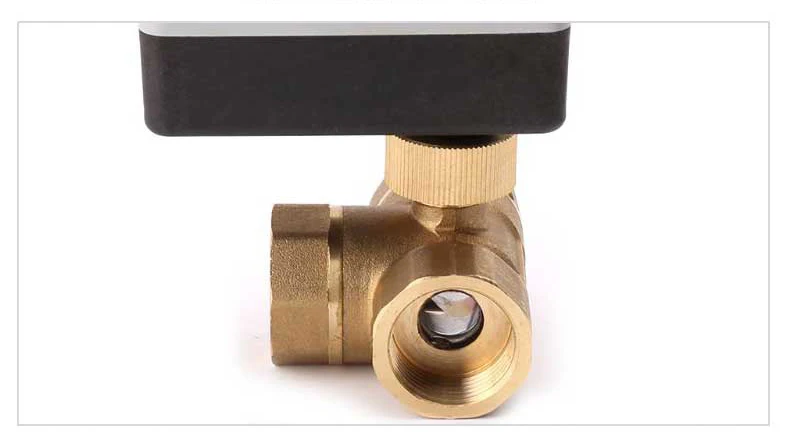 1/2" 3/4" 1" 2 Inch 3 Way Motorized Ball Valve Electric Ball Valve Three Wires Two Point Control Ball Valve With Manual Switch