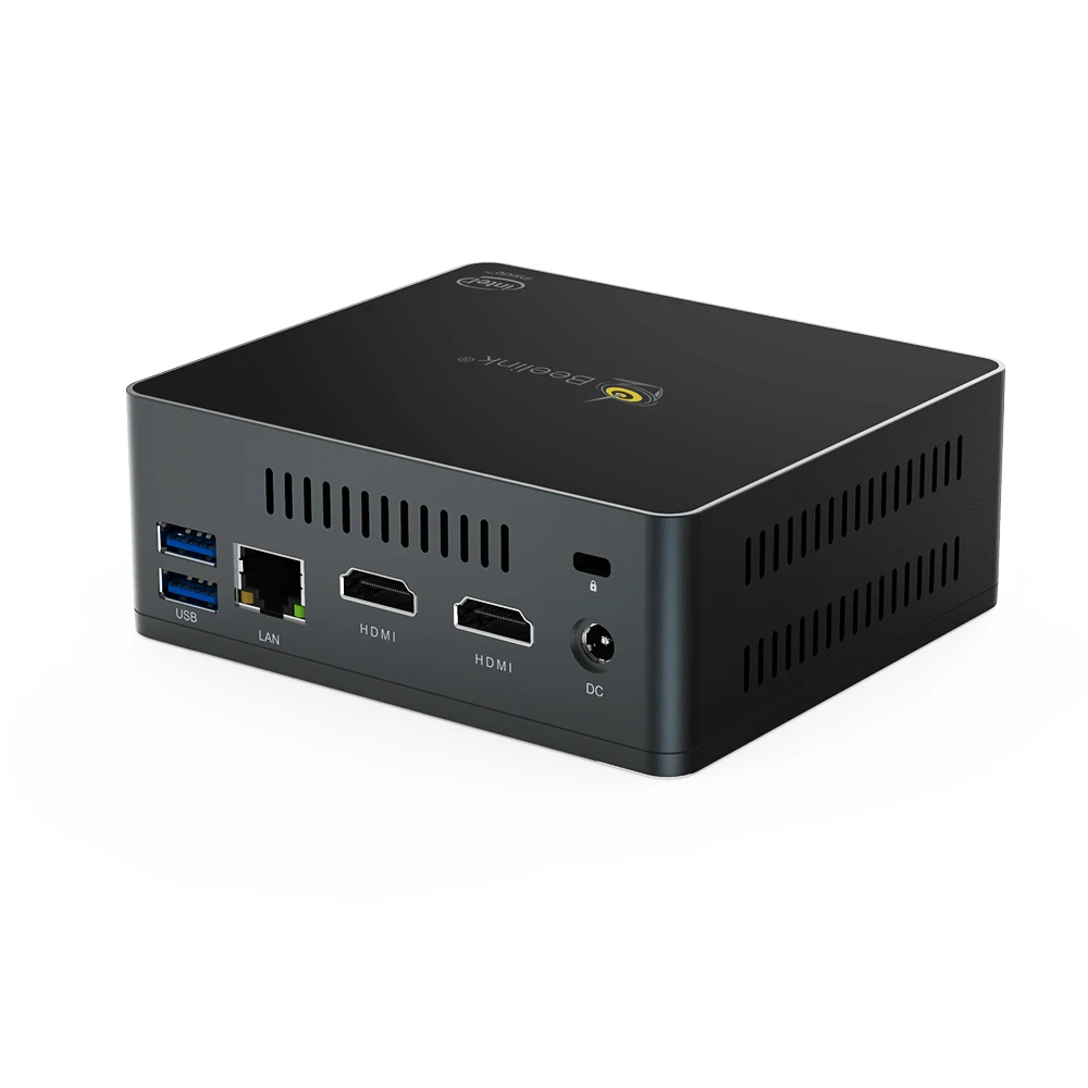 Findarling gkmini windows 11ミニpcインテルJ4125 DDR4 8ギガバイトssd 128ギガバイトのusb 3.0 BT4.0デュアルバンド無線lan 2.4グラム + 5.8グラムRJ45デスクトップ