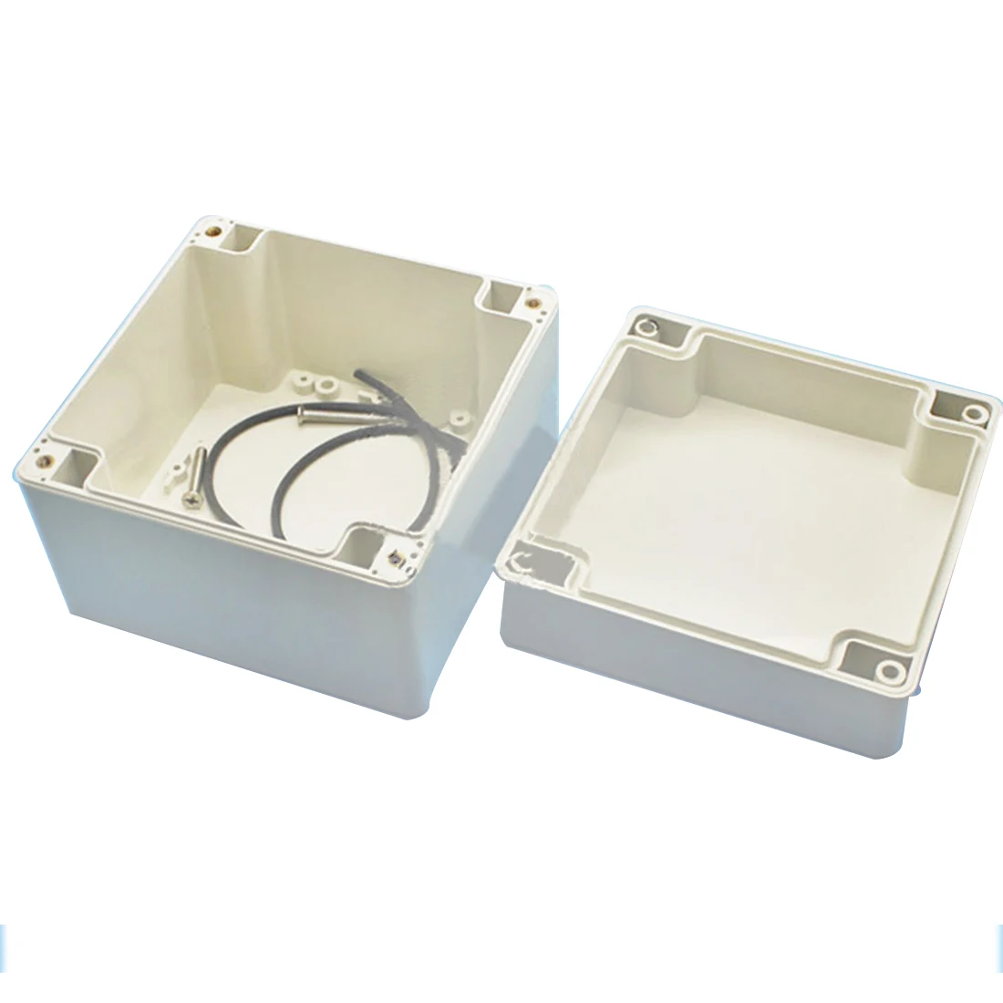 Plastic Behuizing Waterdichte Project Instrument Geval 120*120*90Mm Diy Nieuwe