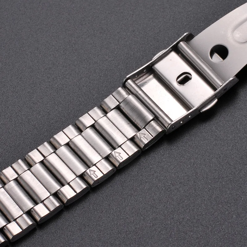 12 14Mm 16Mm 18Mm 20Mm 22Mm 24Mm Rvs Links Horloge Bands Strap Horloge sluiting Armband Vervanging Licht Gewicht Band