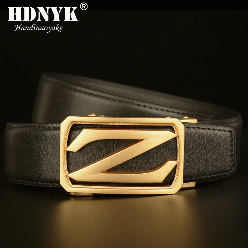 Factory Direct Belt Fashion Designer Letter Automatic Buckle Belt High Quality Genuine Leather Belt for Men Quality Assurance