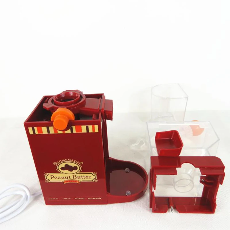 Moedor elétrico pequeno máquina de processamento de manteiga de amendoim doméstico máquina de fazer manteiga de amendoim moedor de caju