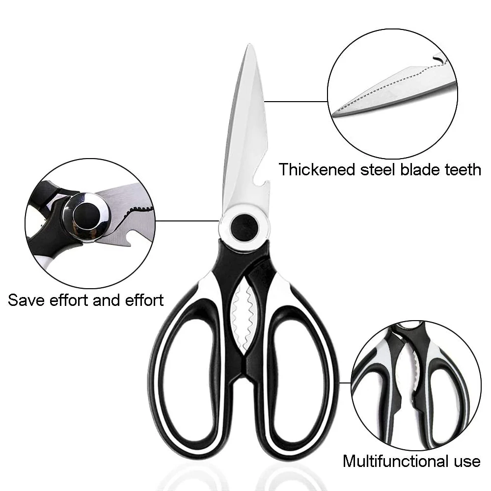 Keuken Schaar Mes Zware Sharp Rvs Multifunctionele Snijden Schaar Voor Vis Kip Bot Gevogelte Vlees Kruiden