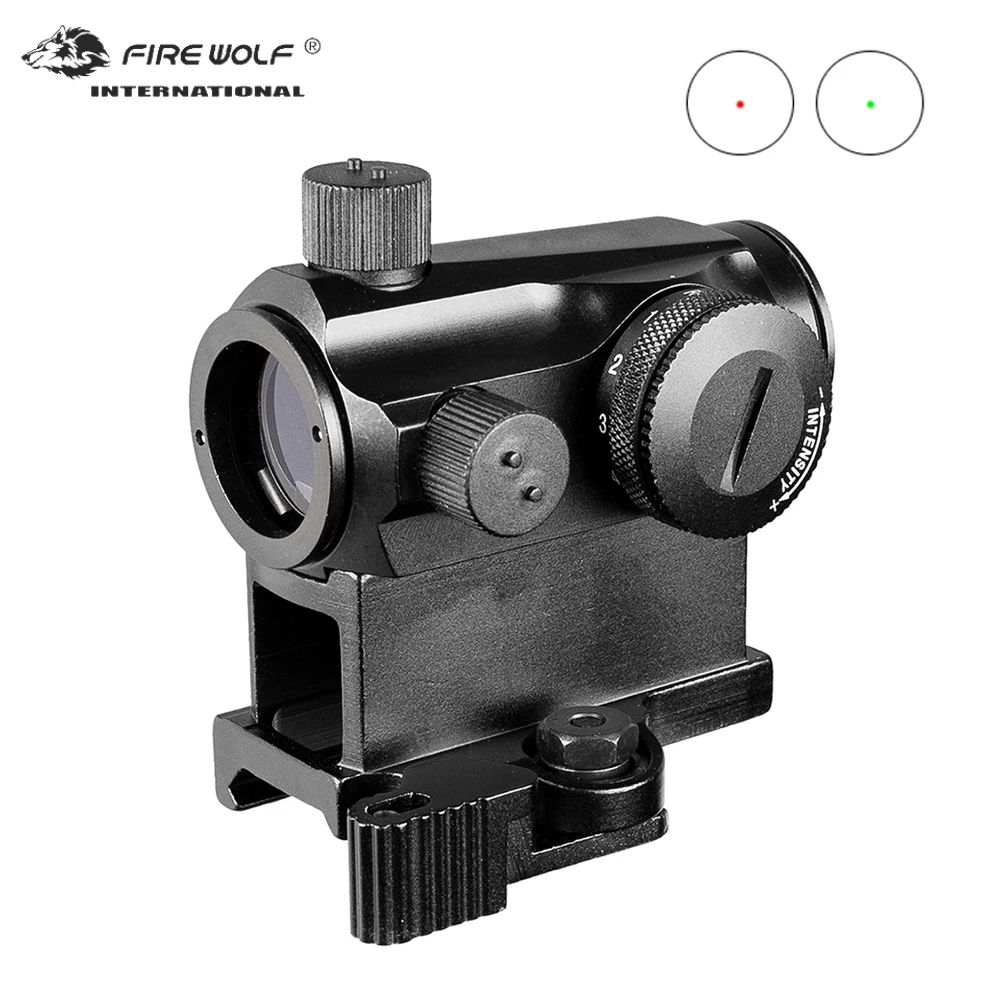 

Hunting tactical red dot 1X20 Optical sight Hollow Plate rifle scope holographic Airsoft accessories With Quick Release Scope