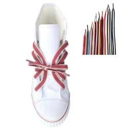 Fashion Flat Shoe Laces Multi-color Shoelaces for Sneakers Sport Working Shoes 47 Inch