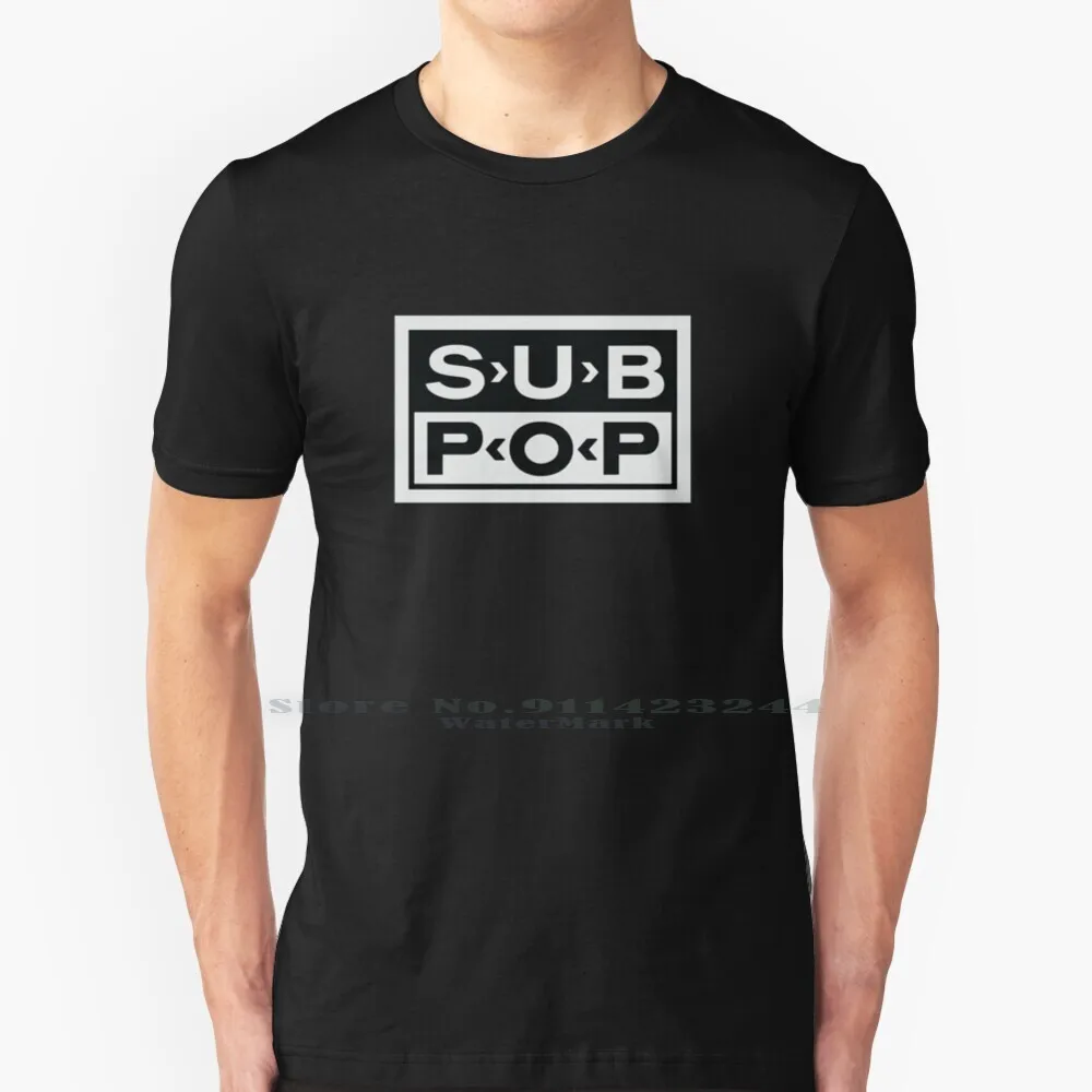 Sub Pop T Shirt Cotton 6XL Subpop Records Sub Pop Label Pop Sub Records Sub Pop Records