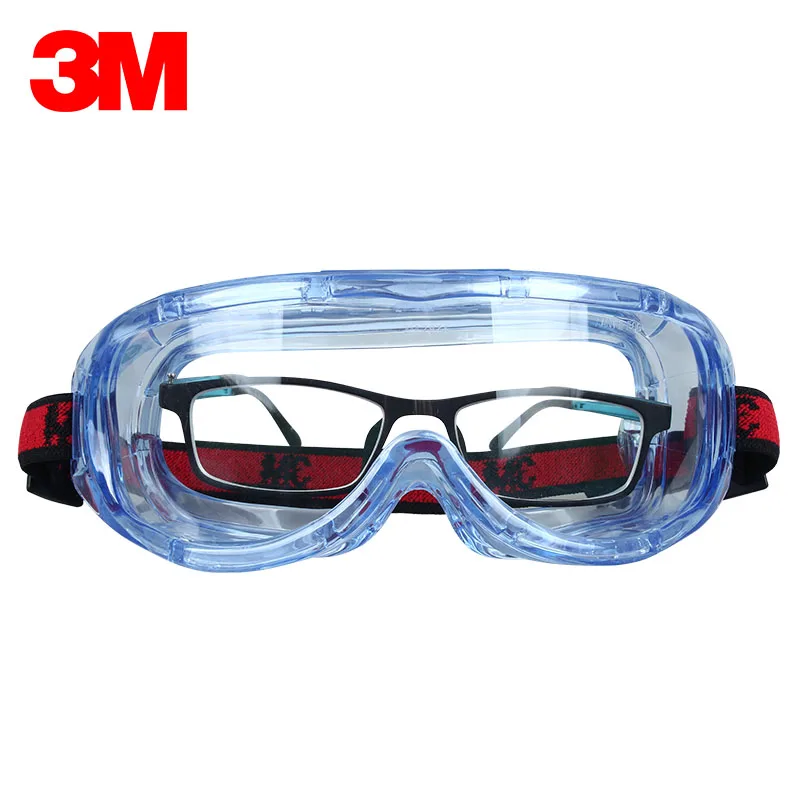 3M 1623AF protection glasses Genuine security 3M safety glasses Closed Anti-fog High definition Chemistry goggles