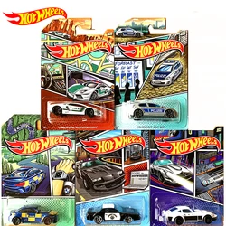 Ruote calde originali auto Carro alta simulazione giocattoli Hotwheels 50th Fast Race Sport Diecast Car rouls lega 1/64 giocattolo per ragazzi Set