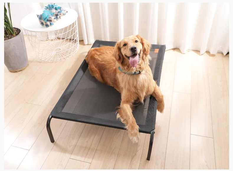 As pet summer camp bed supporting pet cushion can unpick and wash and four seasons breathable fabric big dogs are available