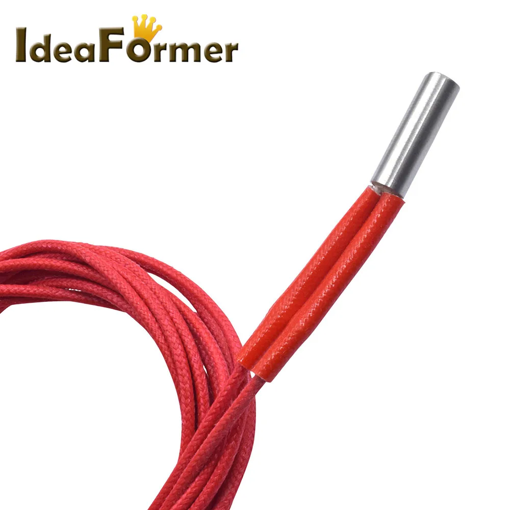 1M/2M Heating tube 6*20mm 12V 24V 40W 50W Ceramic Cartridge Heater Induction For Hotend 3D Printer Parts Compatible With IR3 V1
