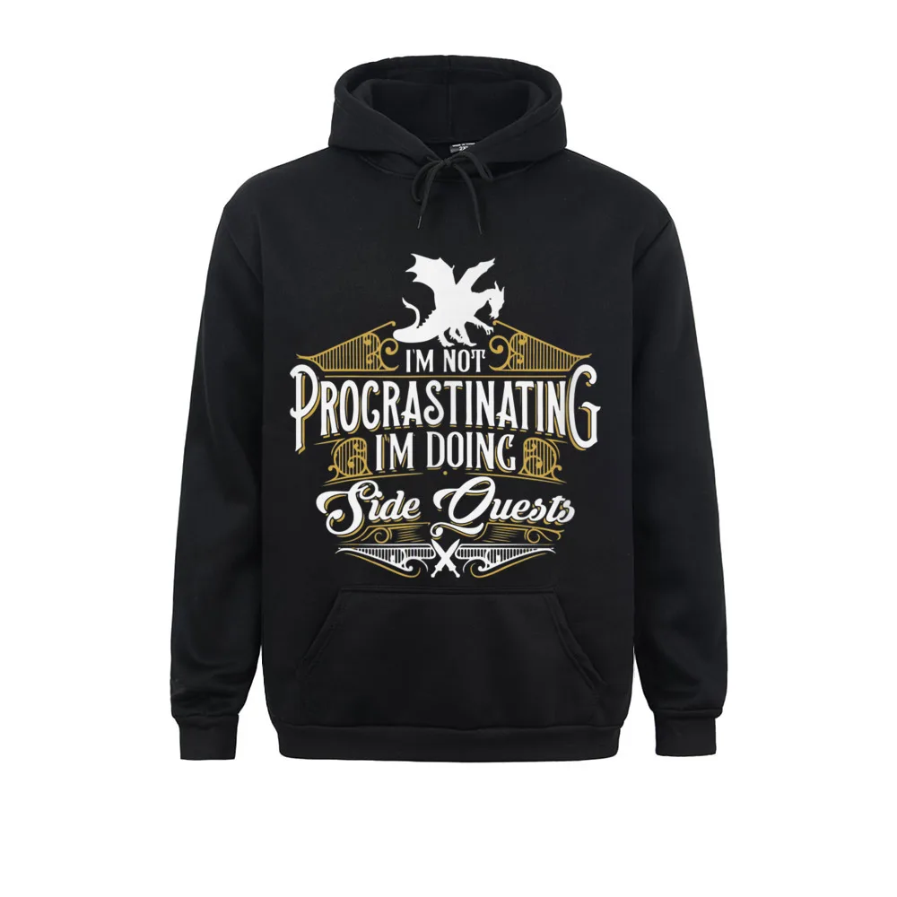 

I'm Not Procrastinating Im Doing Side Quests RPG T-Shirt Sweatshirts Brand Long Sleeve Hip Hop Student Men Hoodies Sportswear