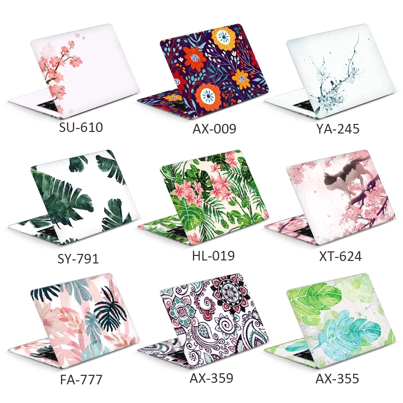 Bloem Laptop Stickers Decal Cover Skin Sticker Notebook 12 "14" 15.6 "Skin Voor Xiaomi Air 13.3/asus/Macbook Pro/Acer/Hp/Lenovo