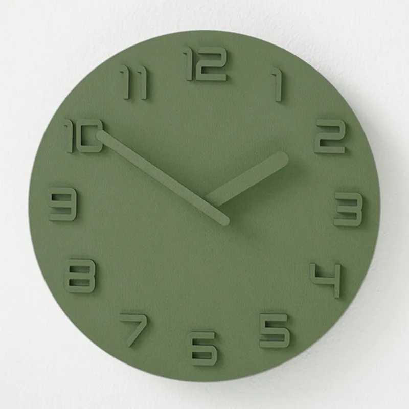 

Wooden Wall Clock Modern Design Living Room Decoration Nordic Minimalist 3D Hanging Clocks Wood Wall Watch Home Decor Silent