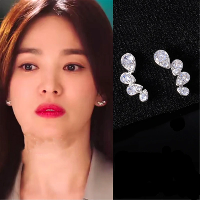 40styles Glory Now, We Are Breaking Up same Hye gyo Song Ear Korean Earrings For Women Girls Pendientes girl new drama korea