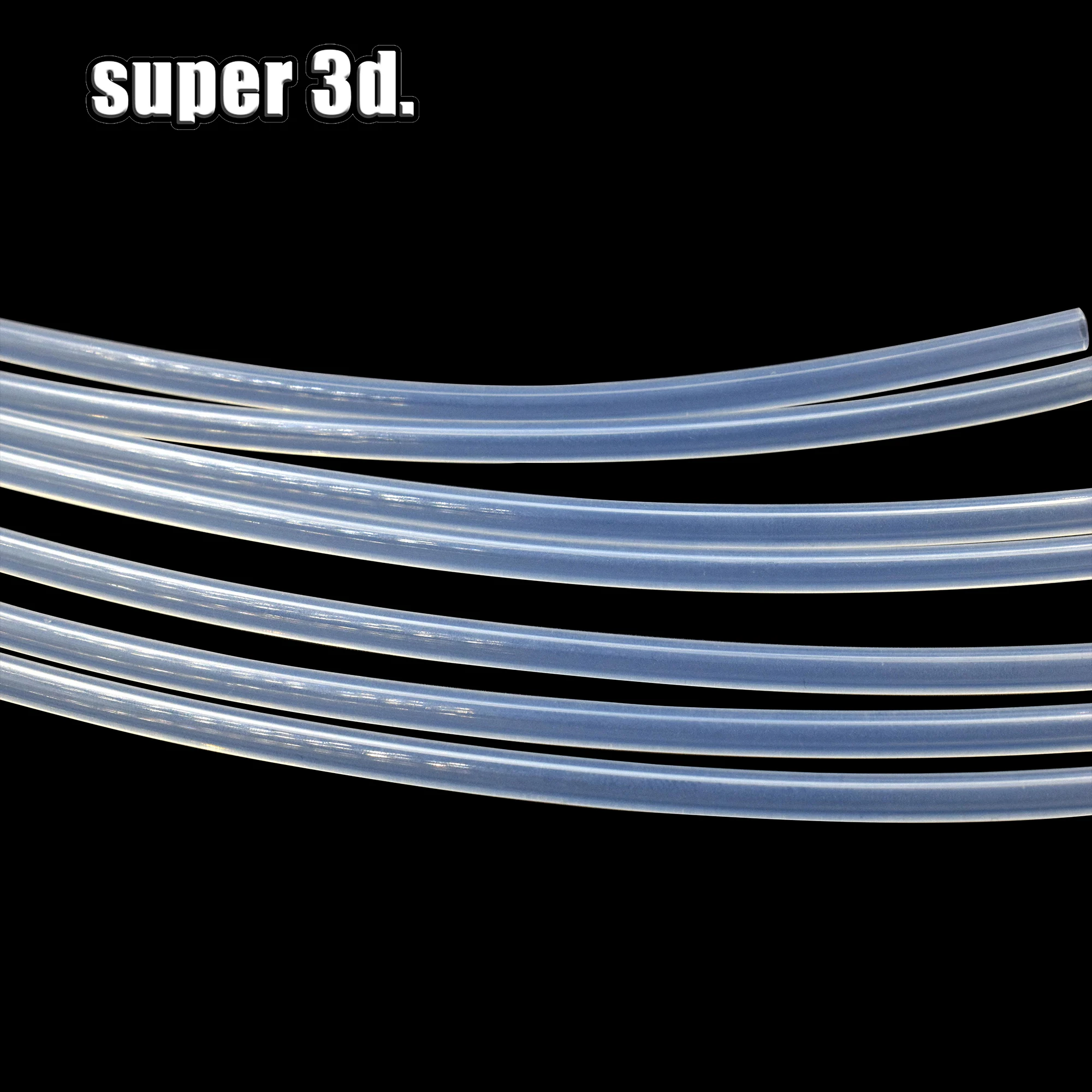 10m PTFE-Schlauch, transparentes Rohr, PFA, ID 2mm, AD 4mm, für V5/V6 1,75mm Bowden-Extruder J-Head Hotend Throat, 3D-Druckerteile – Detail 4