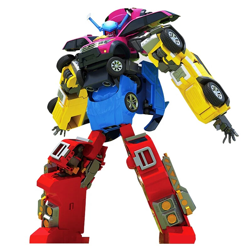 

4 IN 1 Mini Force Transformation Robot Toys Action Figures MiniForce X Simulation Car Airplane Deformation Truck Toy