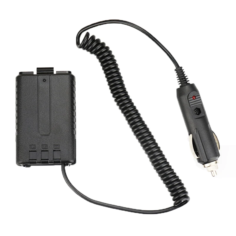 2X 12V Car Charger Battery Eliminator for Baofeng UV-5R UV-5RE UV-5RA Two Way Radio