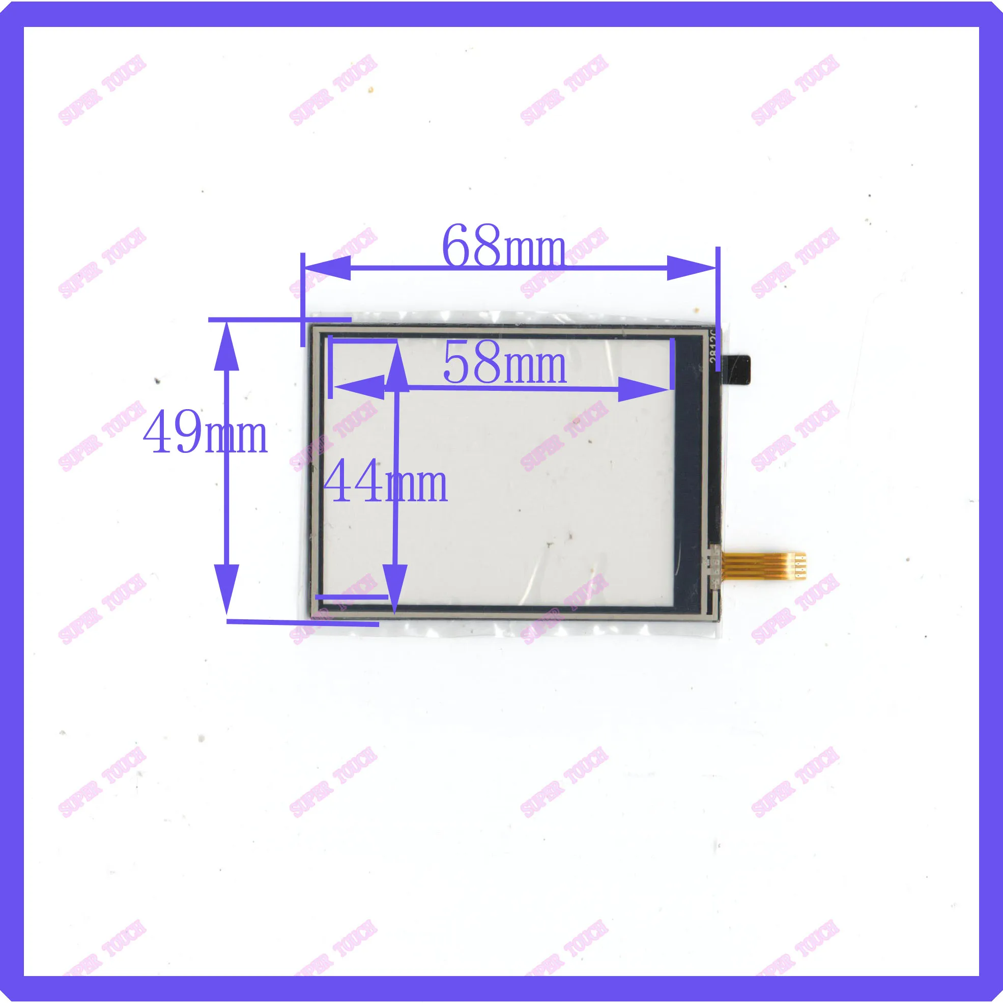 original new 2.8'' inch four-wire resistive touch screen digital external screen handwriting screen 68 * 49 PDA screen