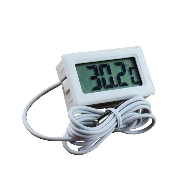 

Digital LCD Screen Thermometer Refrigerator Fridge Freezer Aquarium FISH TANK Temperature -50~110C GT Black White Color