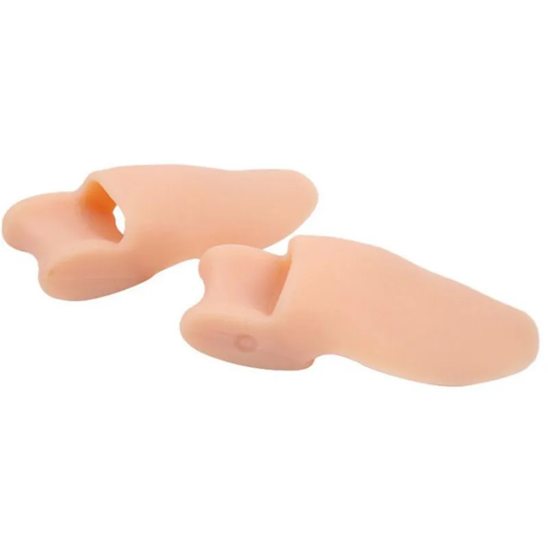 1Pair Silicone Toes Separator Bunion Bone Ectropion Adjuster Toes Outer Appliance Foot Care Tools Hallux Valgus Corrector Insole