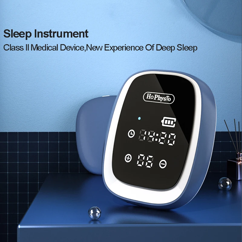 Professional CES Sleeping Aid Anti Snoring Waterproof Electrotherapy Fall Asleep Assist electrod for Insomnia anxiety release